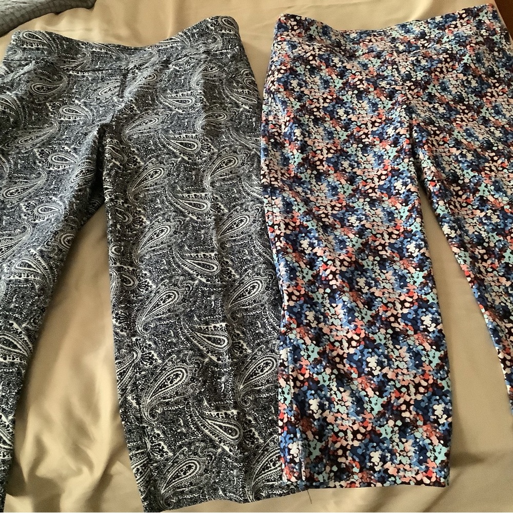 2 pair crop pants